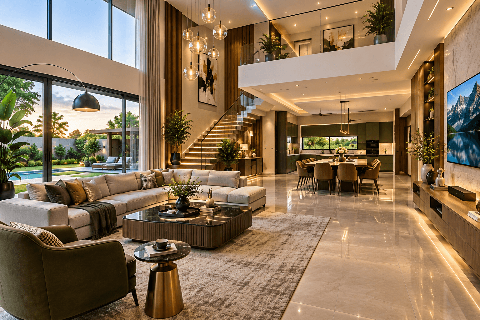 Designed interior