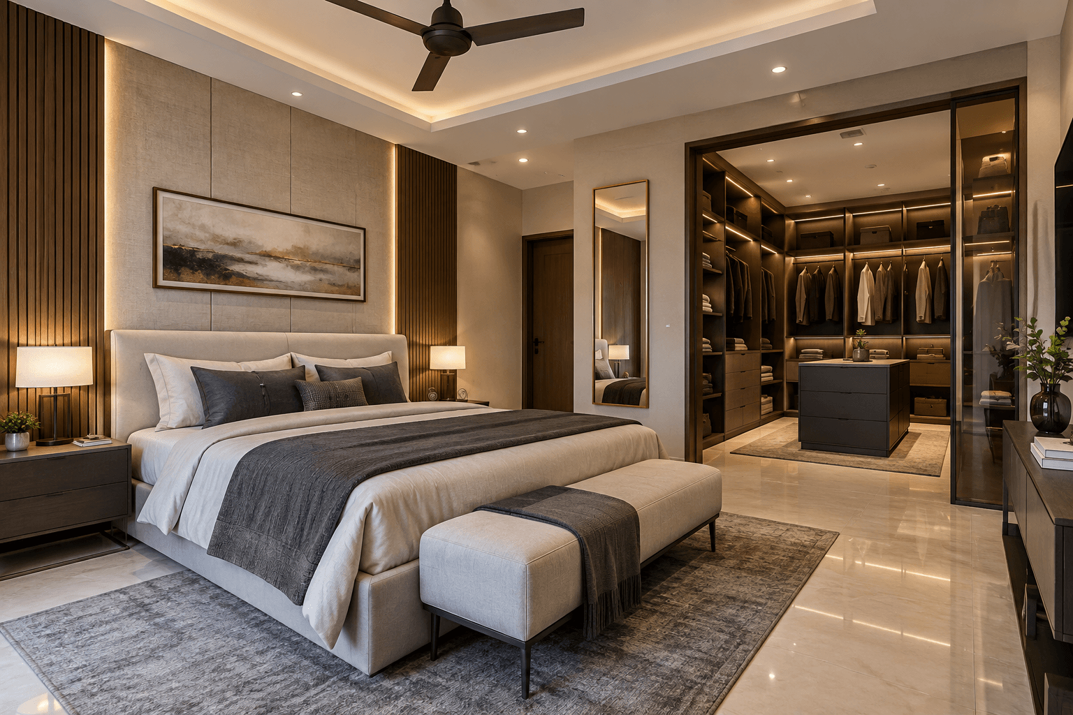 Master Bedroom with Walk-in Wardrobe